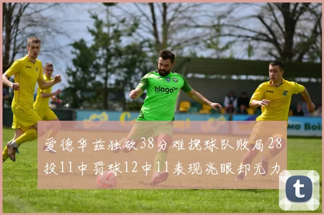 爱德华兹独砍38分难挽球队败局28投11中罚球12中11表现亮眼却无力回天